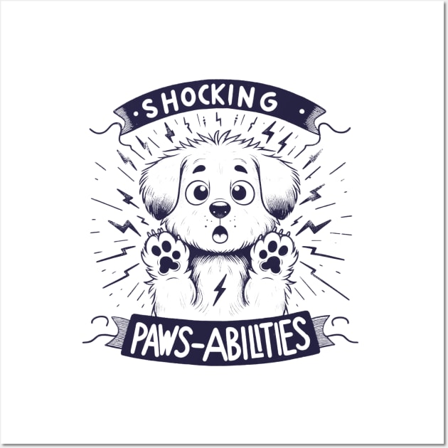 Shocking Paws-abilities Wall Art by notthatparker